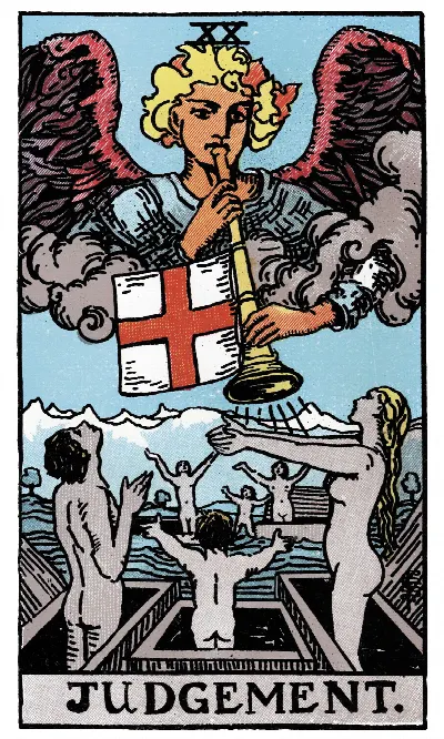 Judgement tarot card, Rider-Waite-Smith deck